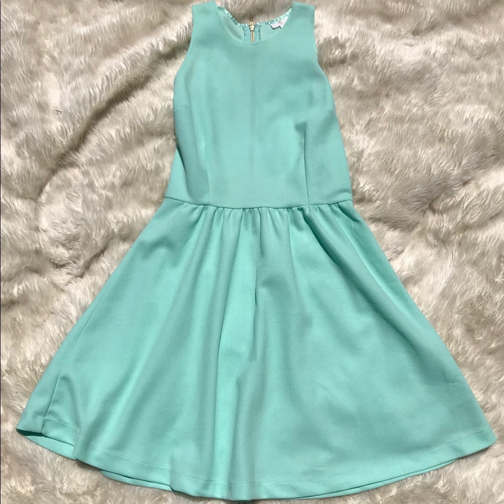 Pale blue/green dress
